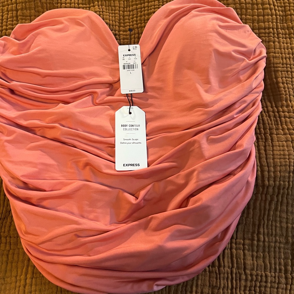 Express cropped tube top